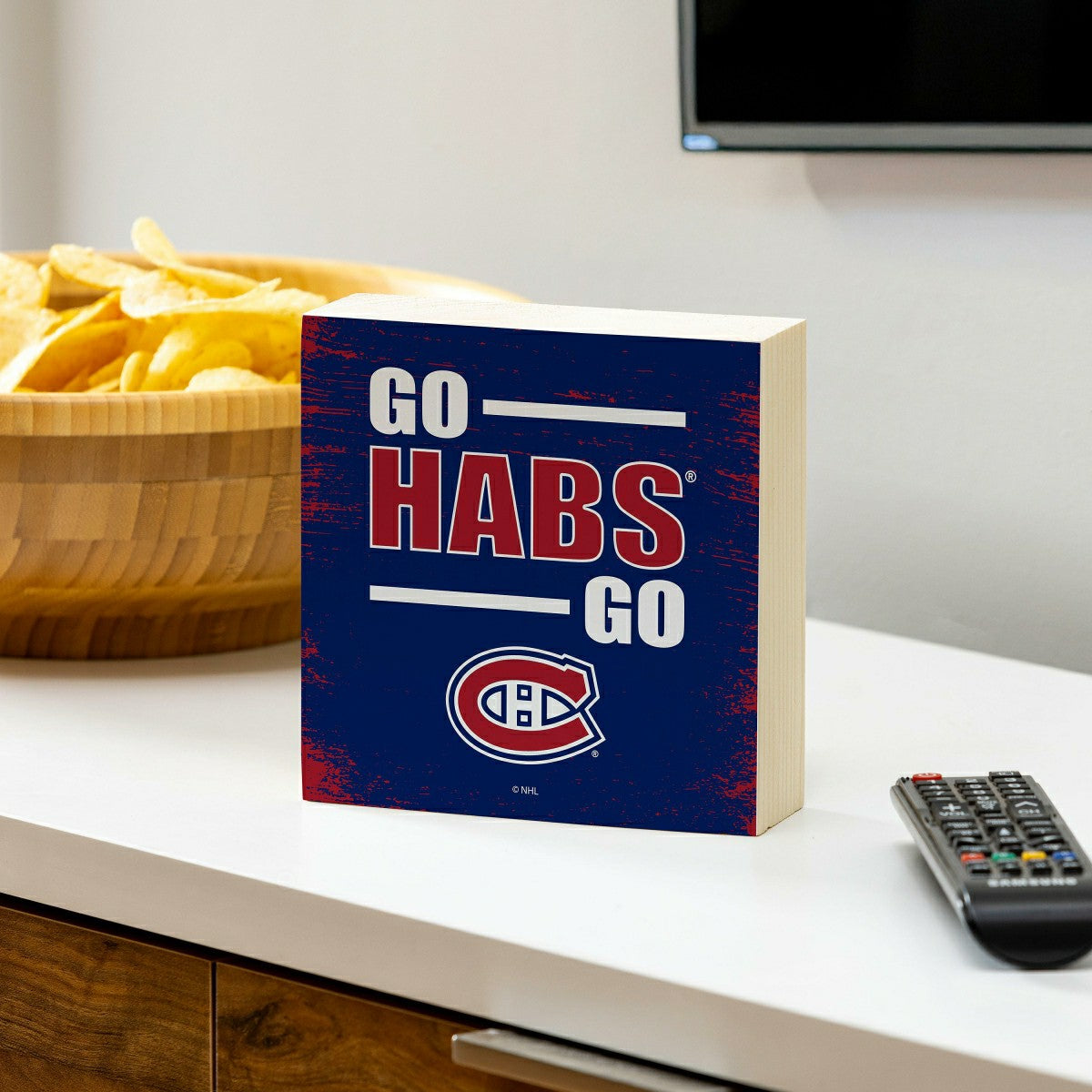 Montreal Canadiens Plock, Down Home Fans, 6x6 - NHL Home