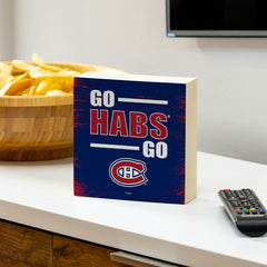 Montreal Canadiens Plock, Down Home Fans, 6x6 - NHL Home