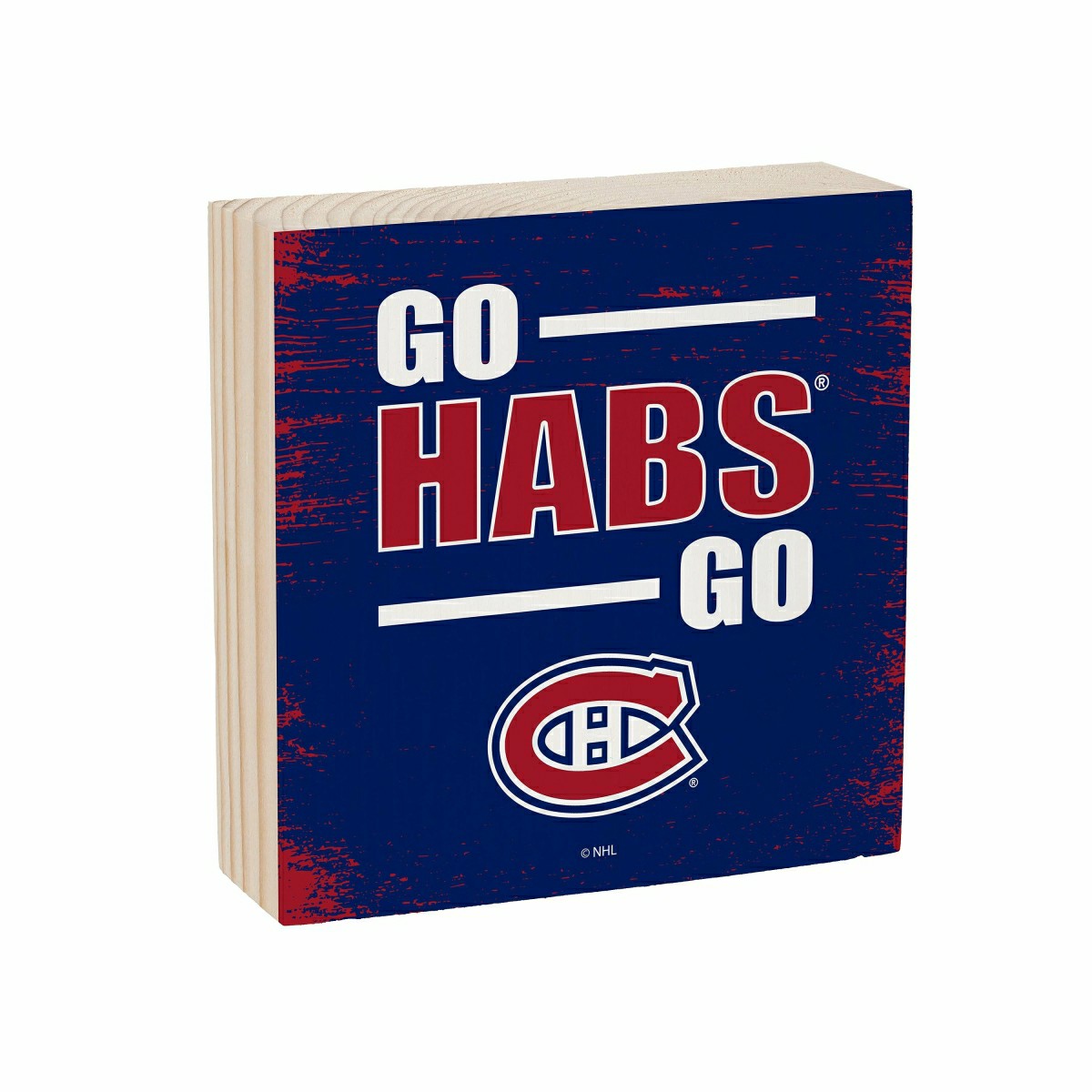 Montreal Canadiens Plock, Down Home Fans, 6x6 - NHL Home