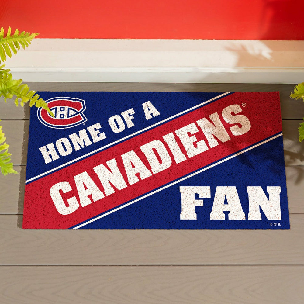 Montreal Canadiens, PVC Mat COLOR, Home of a Fan - NHL