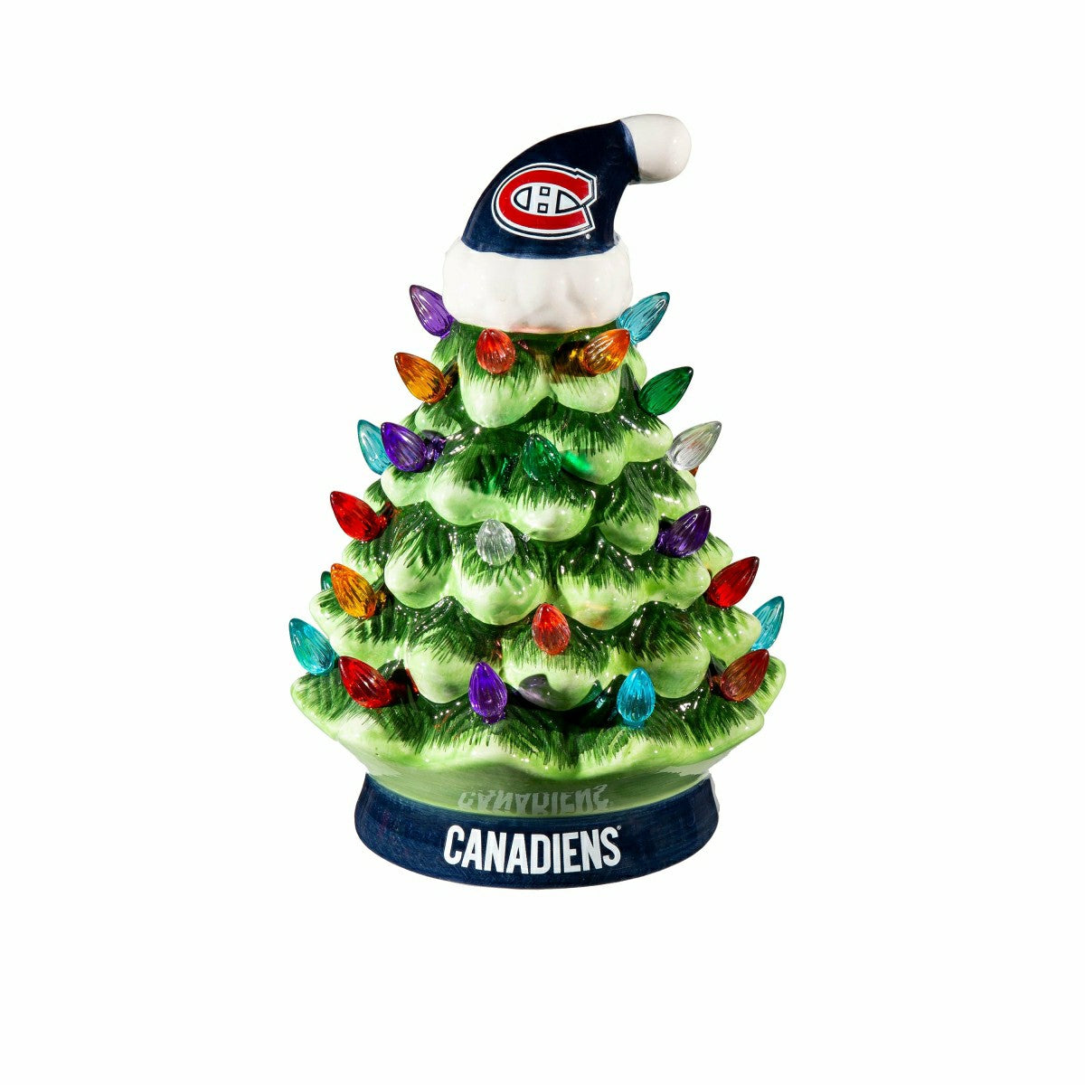8" LED Ceramic Christmas Tree, Montreal Canadiens - NHL Home