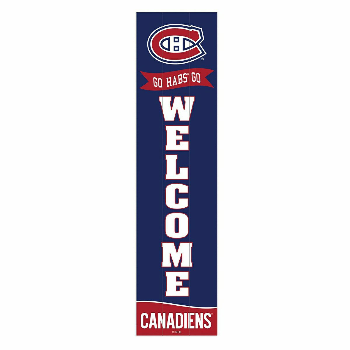Montreal Canadiens Large Single Sided Leaner, 46" - NHL Home