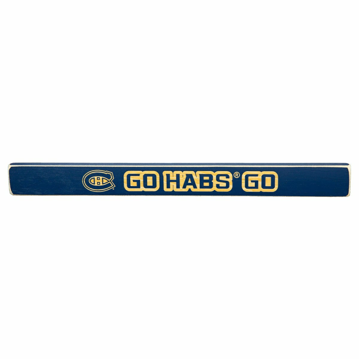 Montreal Canadiens Engraved Wood Sign, 1.5" x 18" - NHL Home