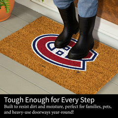 Coir Mat, 16"x28", Montreal Canadiens - NHL