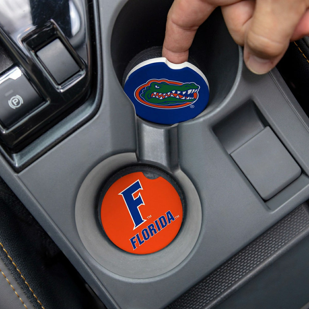 University of Florida Car Coaster Set, 2pc - Home Collegiate