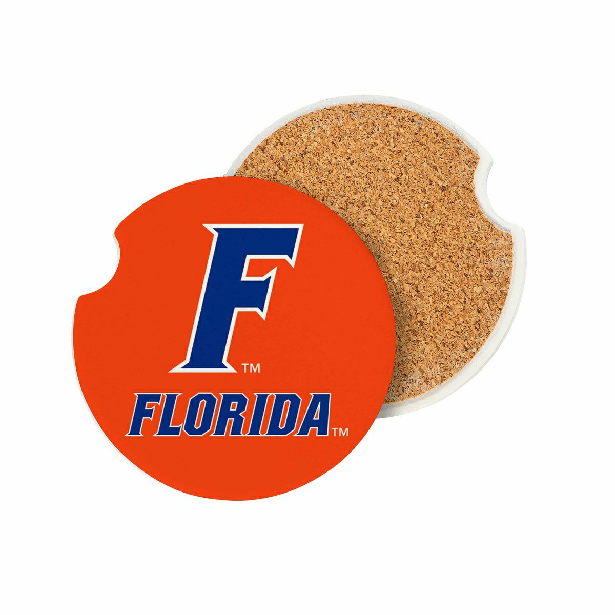 University of Florida Car Coaster Set, 2pc - Home Collegiate