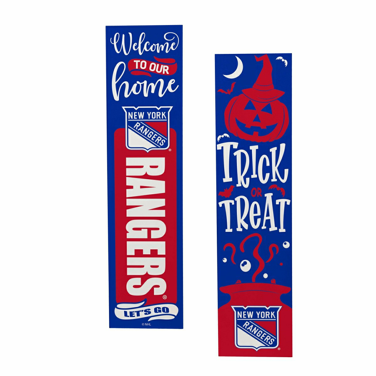 New York Rangers 47" Double Sided Leaner, Halloween - NHL Home