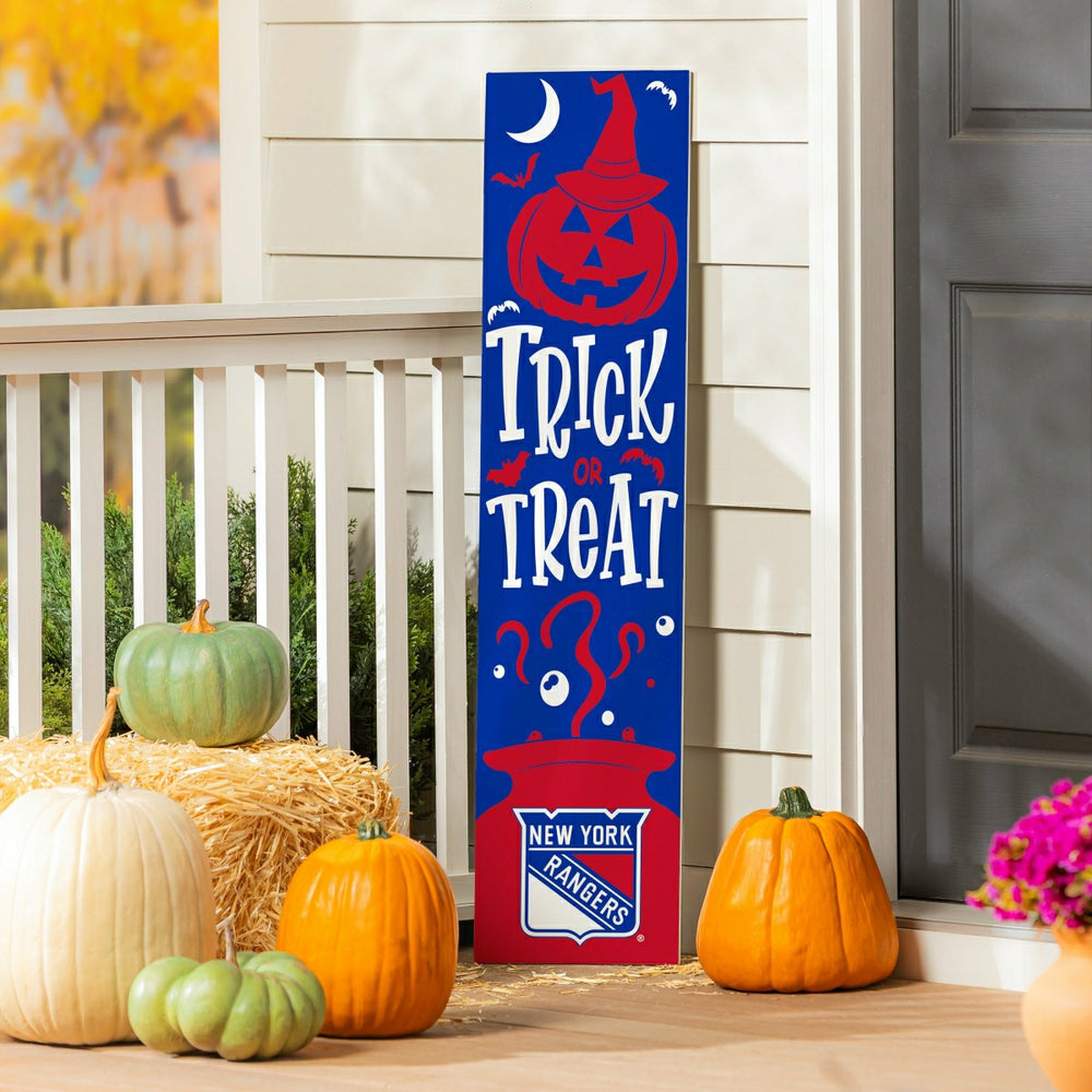 New York Rangers 47" Double Sided Leaner, Halloween - NHL Home