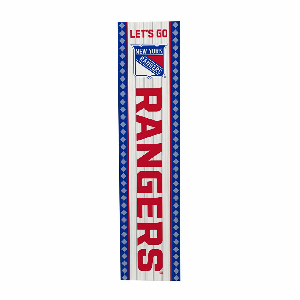 New York Rangers 47" Double Sided Leaner, Christmas - NHL Home