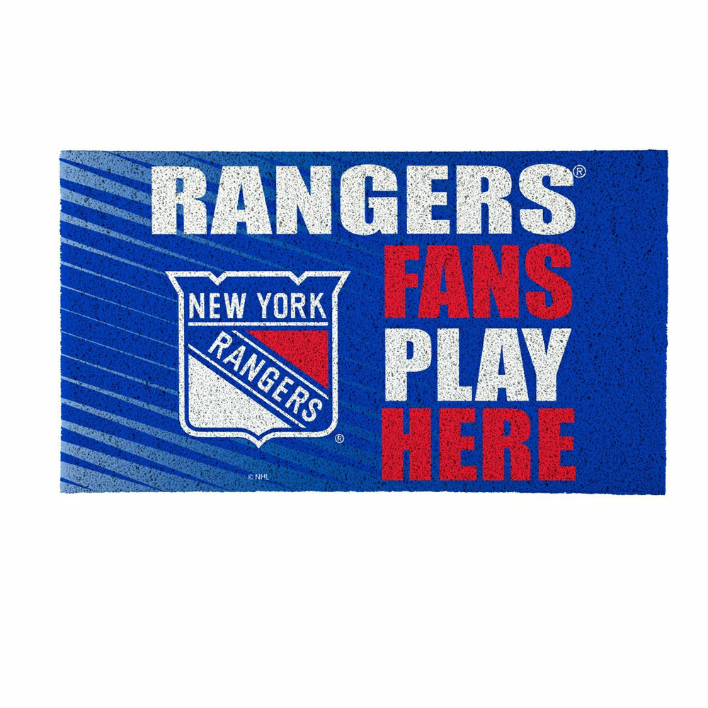 New York Rangers Fan Mat, 28"x16" - NHL