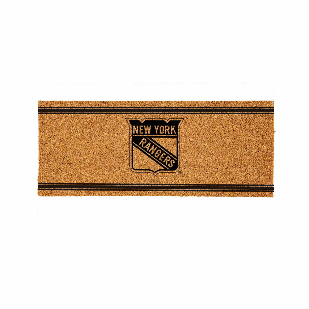 New York Rangers Extra Large One Color Coir Mat, 60"x24" - NHL