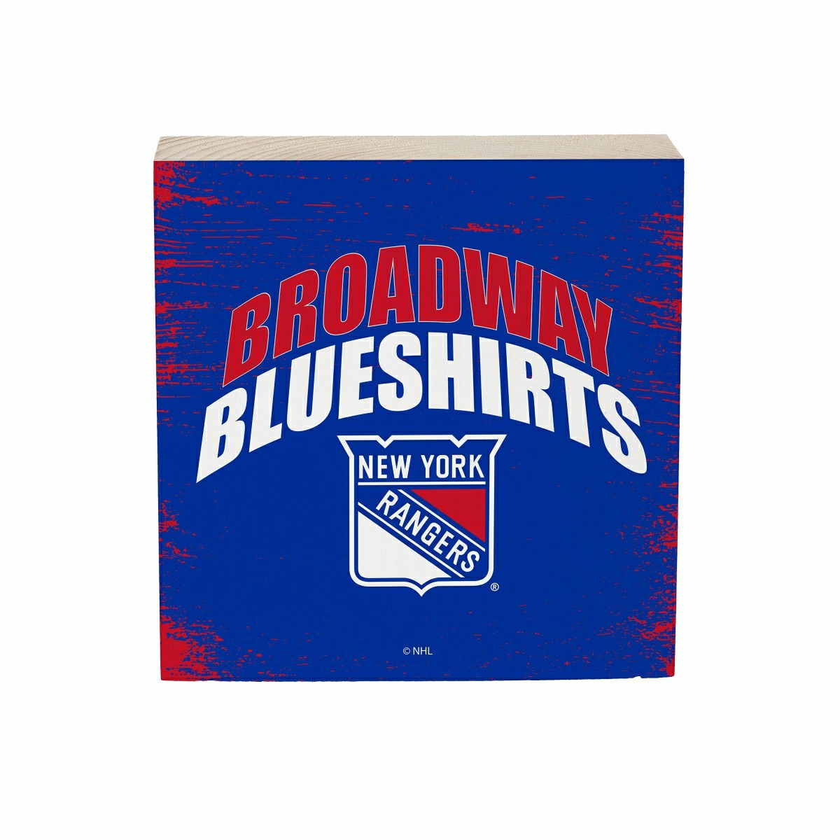 New York Rangers Plock, Down Home Fans, 6x6 - NHL Home