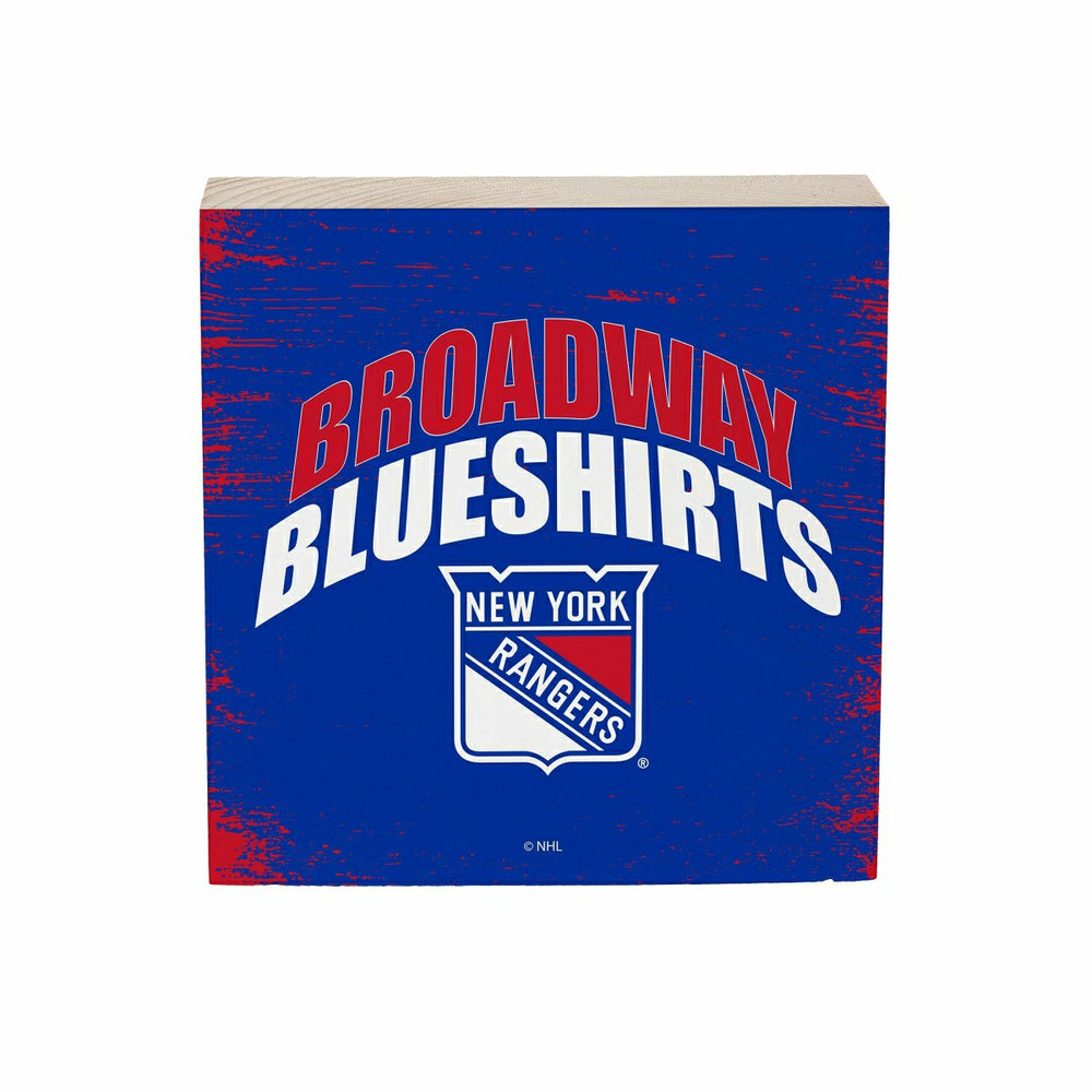 New York Rangers Plock, Down Home Fans, 6x6 - NHL Home