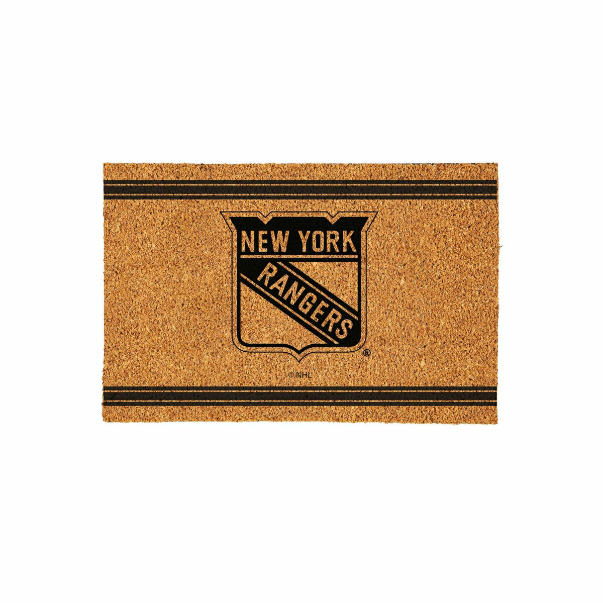 New York Rangers Large One Color Coir Mat, 36"x24" - NHL
