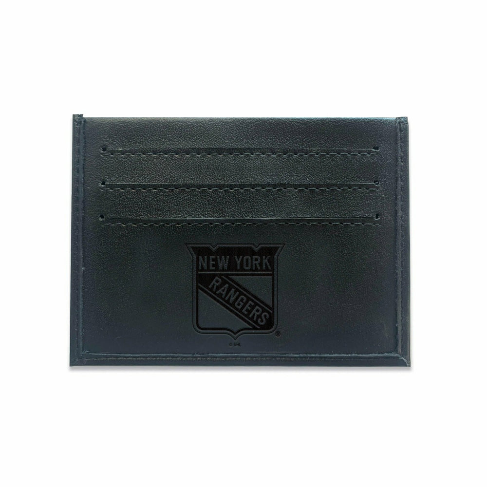 Front Pocket Wallet w/ RFID Blocking, New York Rangers, Black - NHL Home