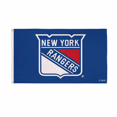 New York Rangers Single Sided Flag with 2 Grommets, 3'x5' - NHL Home