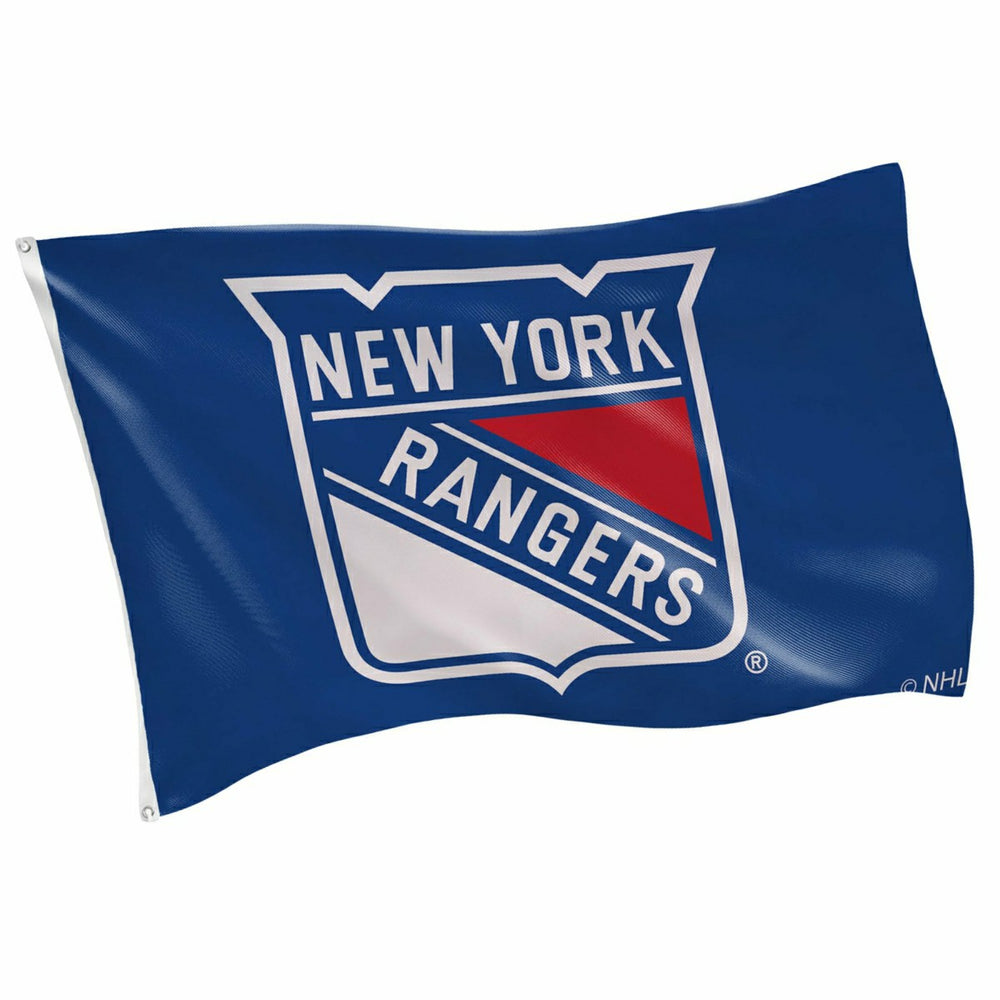 New York Rangers Single Sided Flag with 2 Grommets, 3'x5' - NHL Home