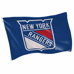 New York Rangers Single Sided Flag with 2 Grommets, 3'x5' - NHL Home
