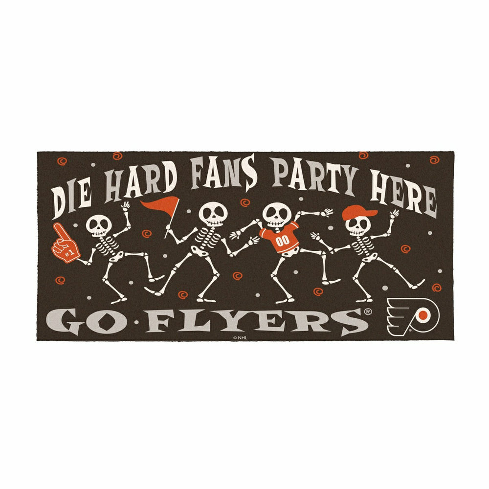 Philadelphia Flyers Flocked Coir Halloween Sassafras Switch Mat, 22"x1 - NHL