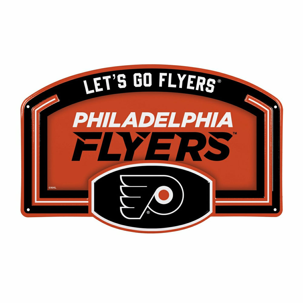 Philadelphia Flyers USA Embossed Steel Wall Sign, 11" x 17" - NHL Home