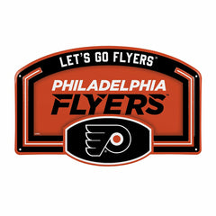 Philadelphia Flyers USA Embossed Steel Wall Sign, 11" x 17" - NHL Home