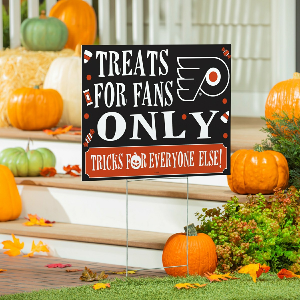 Philadelphia Flyers Yard Sign, Halloween Treats for Fans - NHL Home