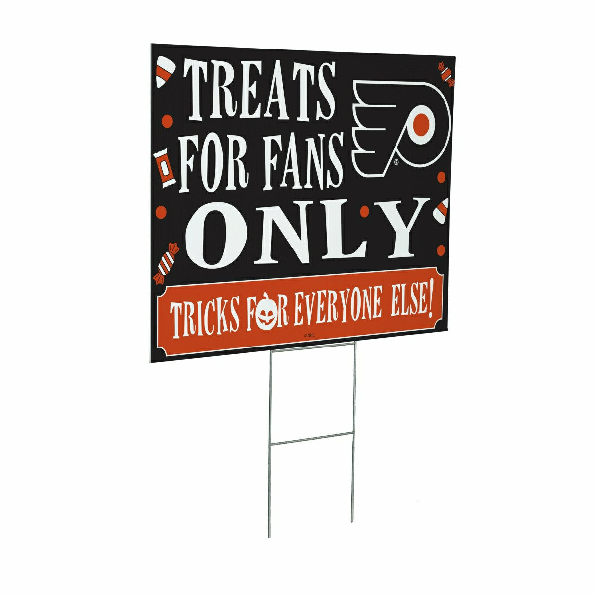Philadelphia Flyers Yard Sign, Halloween Treats for Fans - NHL Home
