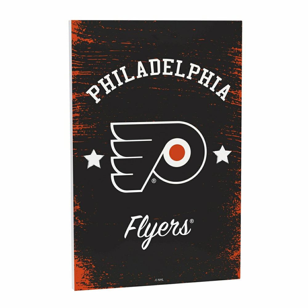 Philadelphia Flyers Wood Wall Sign, 16x24 - NHL Home
