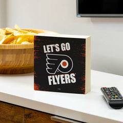 Philadelphia Flyers Plock, Down Home Fans, 6x6 - NHL Home