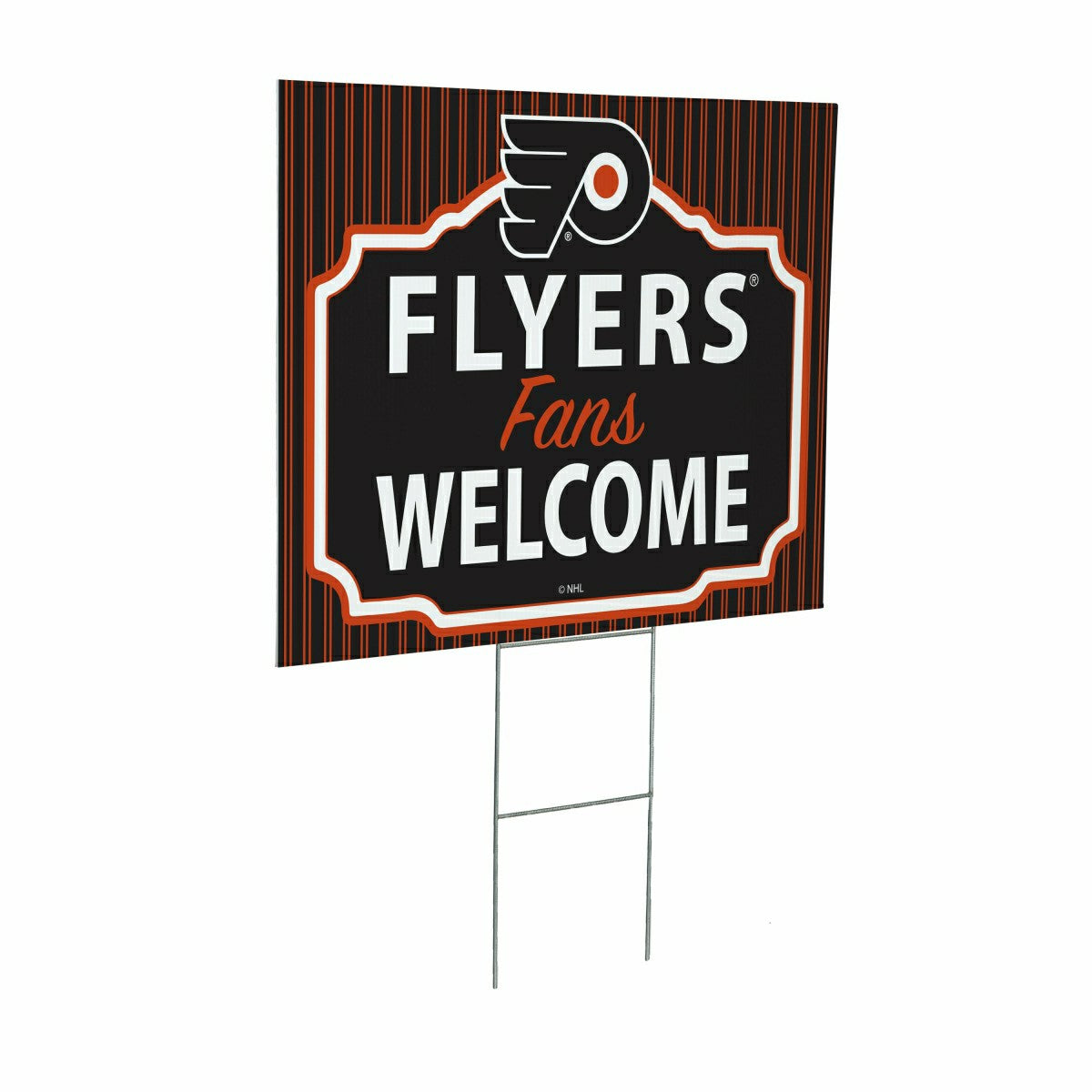 Philadelphia Flyers Coroplast Yard Sign, "Fans Welcome" - NHL Home