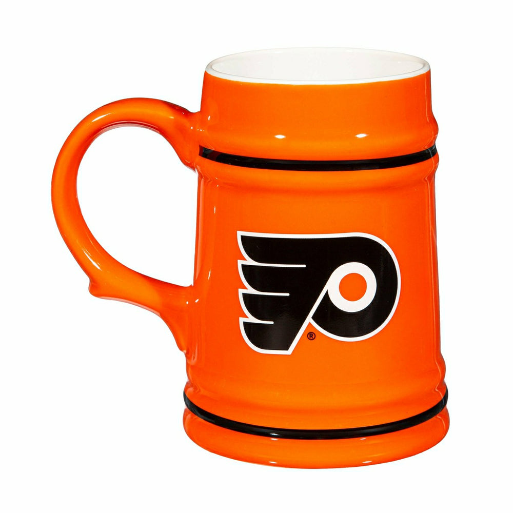 Philadelphia Flyers Ceramic Stein Cup, 24oz - NHL Home