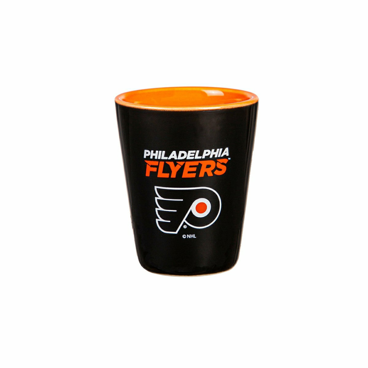 Philadelphia Flyers 4-Piece Ceramic and Glass 2oz. Shot Glass Set - NHL Home