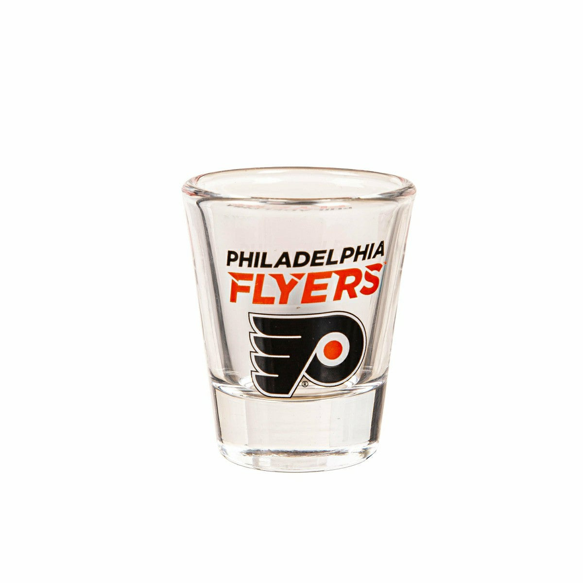 Philadelphia Flyers 4-Piece Ceramic and Glass 2oz. Shot Glass Set - NHL Home