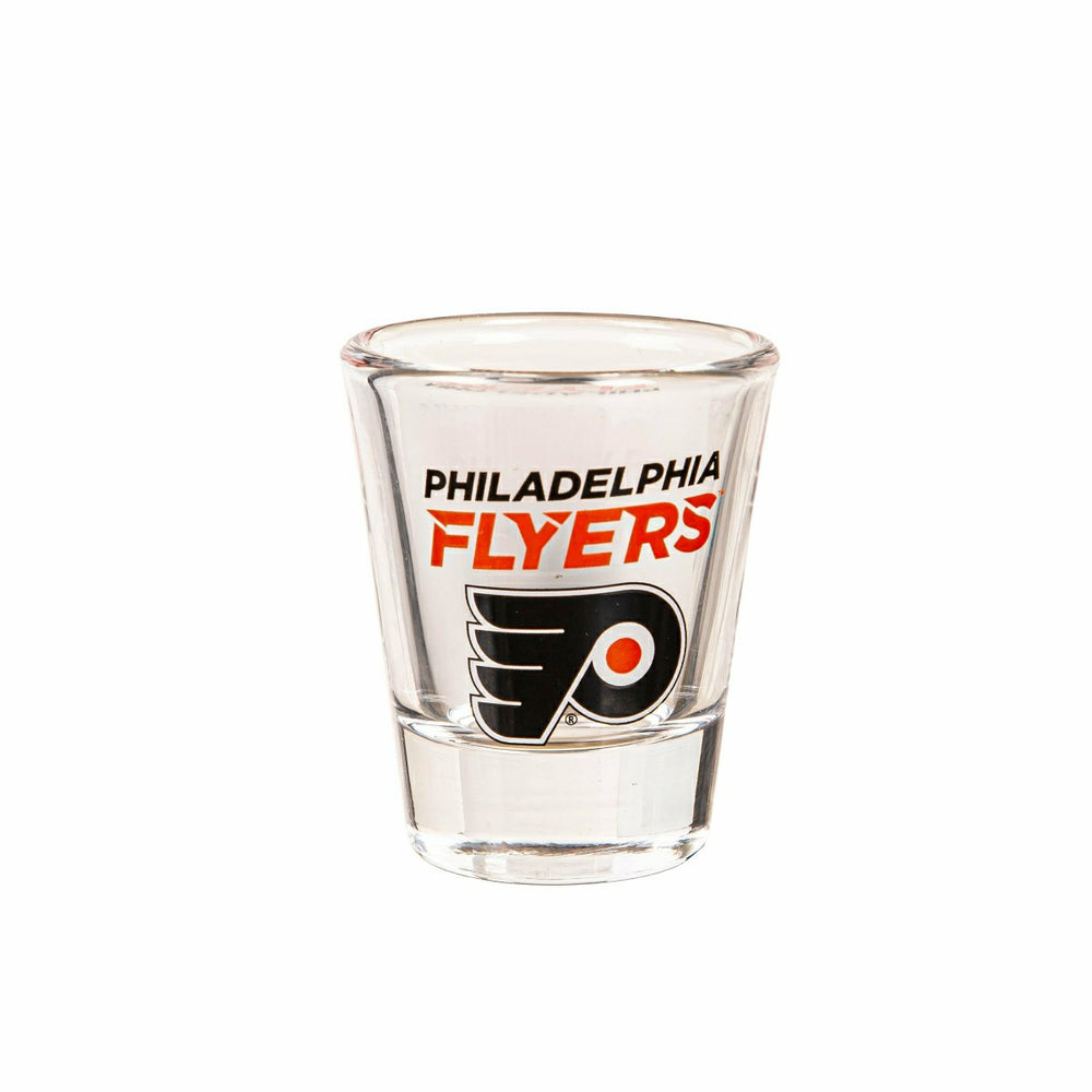 Philadelphia Flyers 4-Piece Ceramic and Glass 2oz. Shot Glass Set - NHL Home