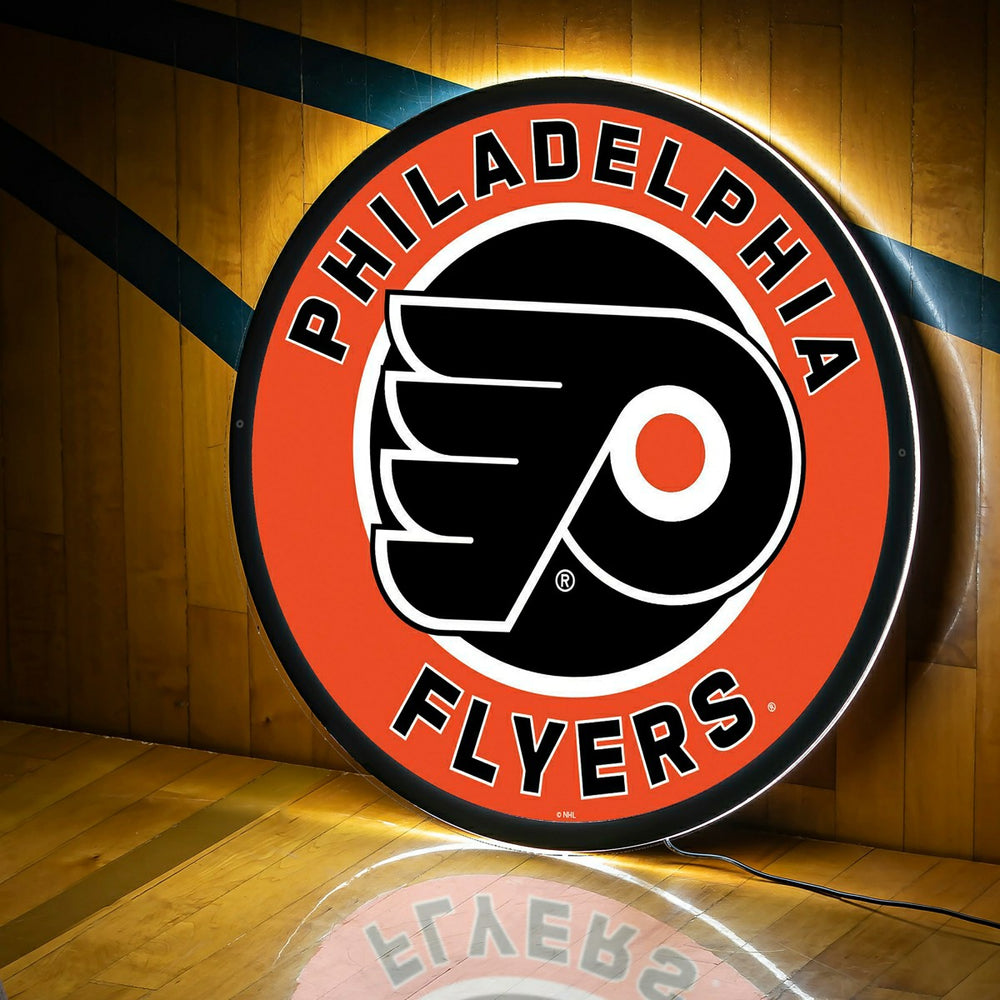 LED Wall Decor, Round, Philadelphia Flyers - NHL Home