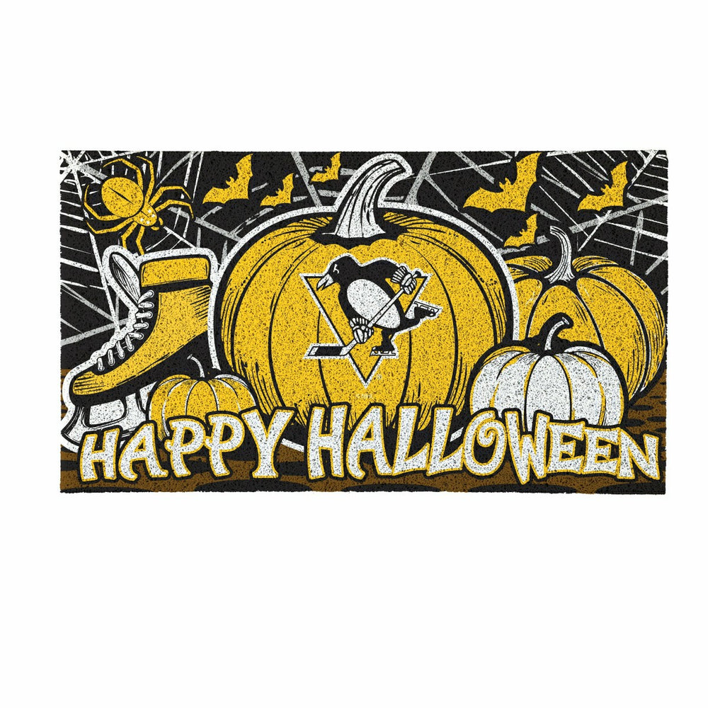 Pittsburgh Penguins Halloween PVC Mat, 28"x16" - NHL