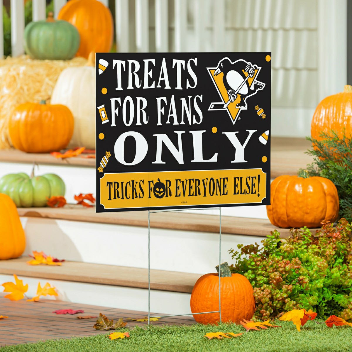 Pittsburgh Penguins Yard Sign, Halloween Treats for Fans - NHL Home