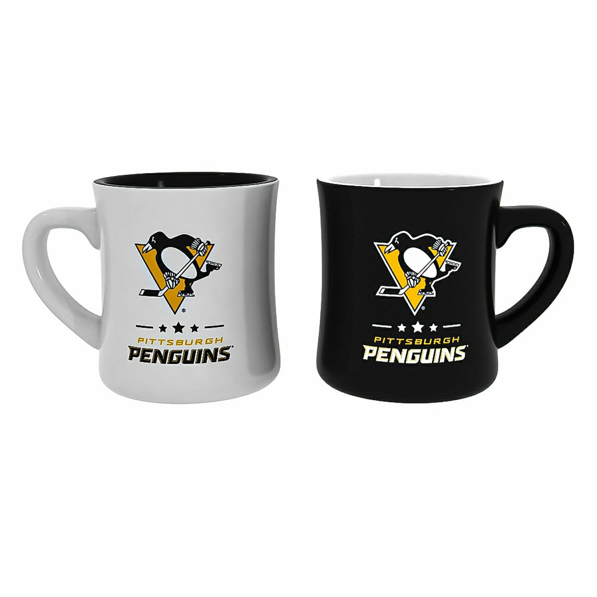Pittsburgh Penguins 10oz Ceramic Cup Set, 2pc - NHL Home