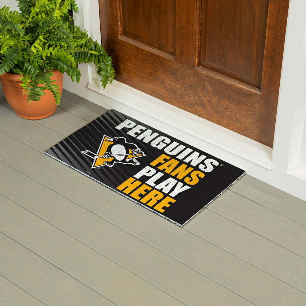 Pittsburgh Penguins Fan Mat, 28"x16" - NHL