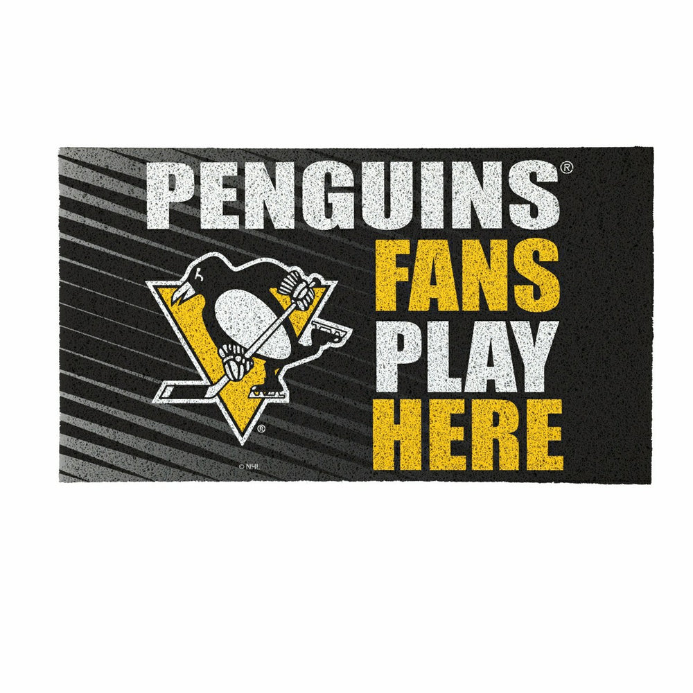 Pittsburgh Penguins Fan Mat, 28"x16" - NHL