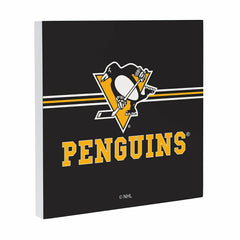 Pittsburgh Penguins Wood Wall Sign, 12x12 - NHL Home