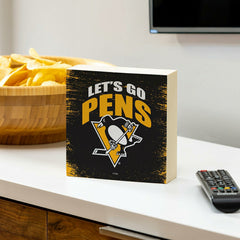 Pittsburgh Penguins Plock, Down Home Fans, 6x6 - NHL Home