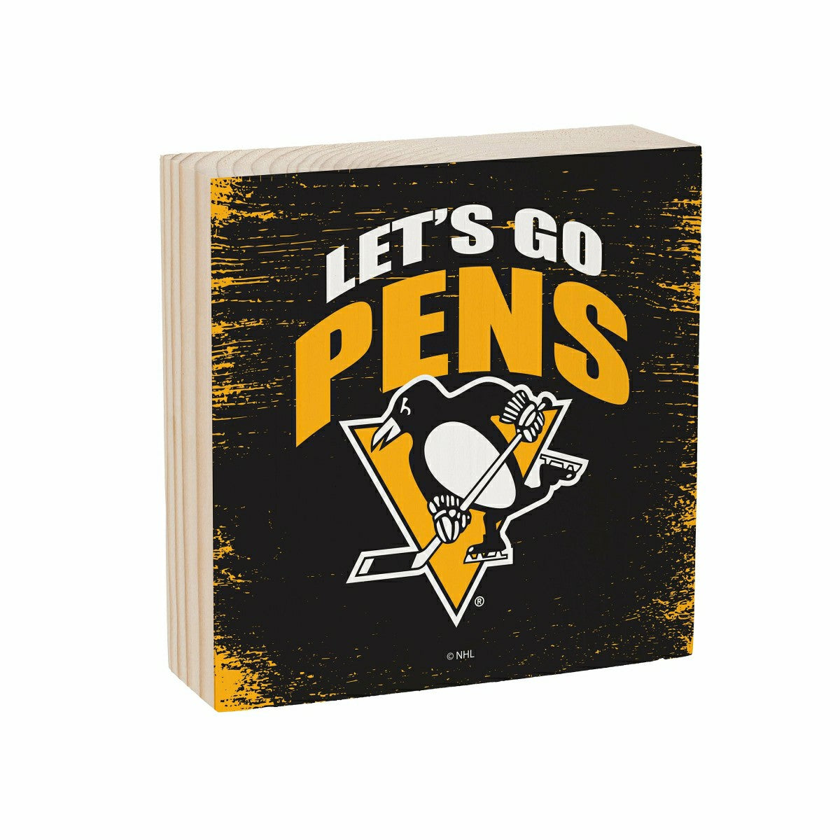 Pittsburgh Penguins Plock, Down Home Fans, 6x6 - NHL Home