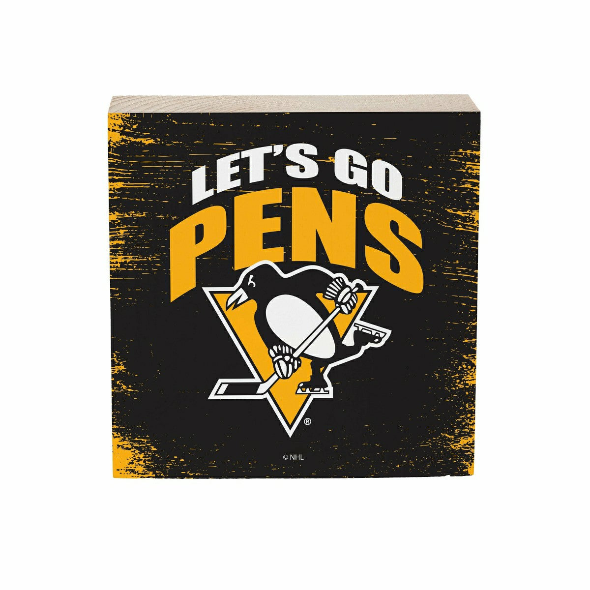Pittsburgh Penguins Plock, Down Home Fans, 6x6 - NHL Home