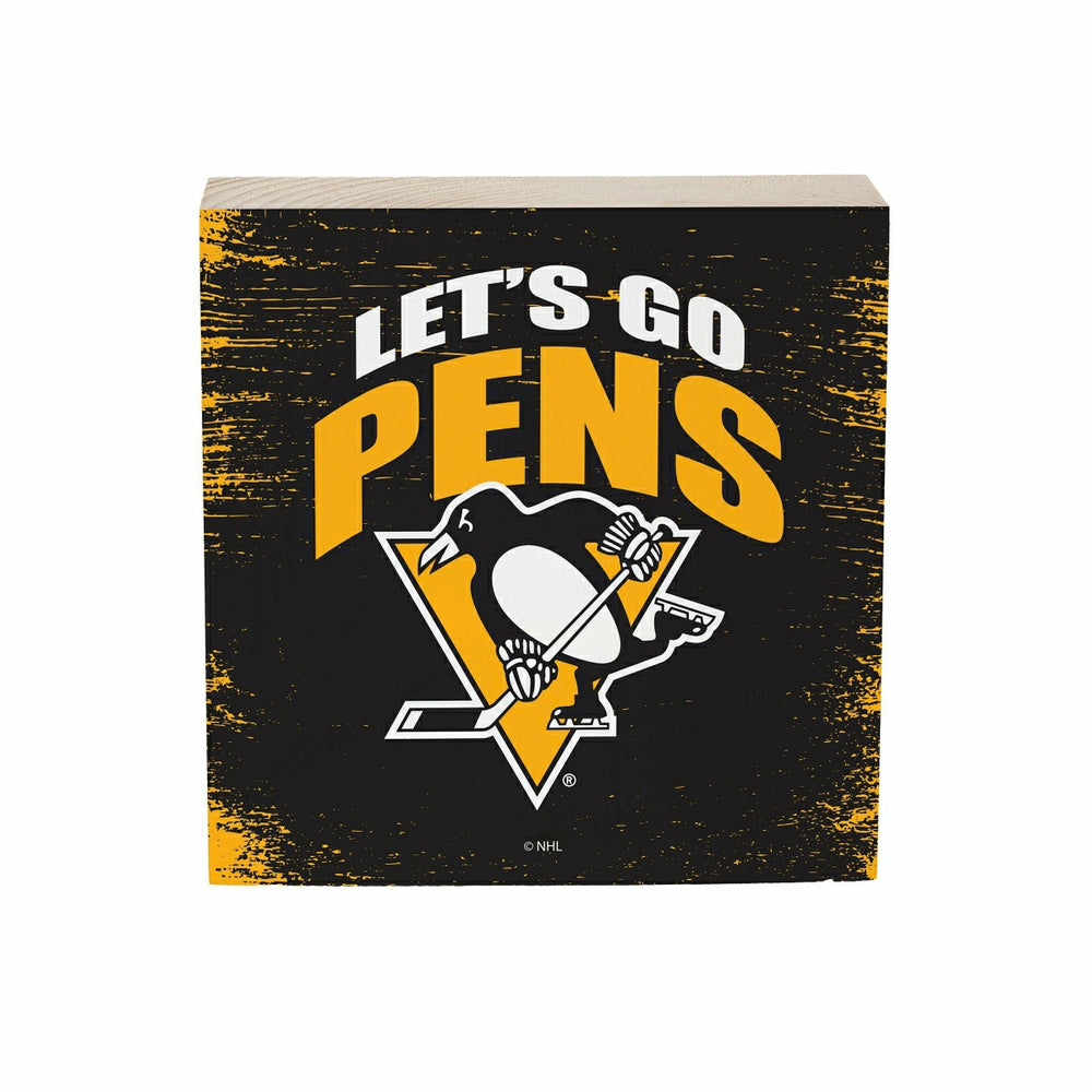 Pittsburgh Penguins Plock, Down Home Fans, 6x6 - NHL Home