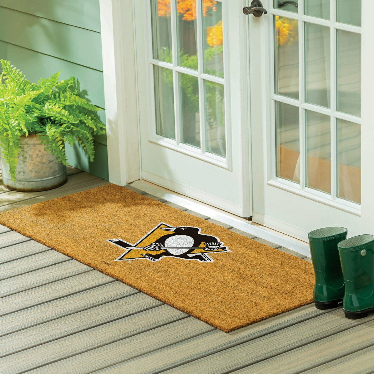 Pittsburgh Penguins Extra Large Full Color Coir Mat, 60"x24" - NHL