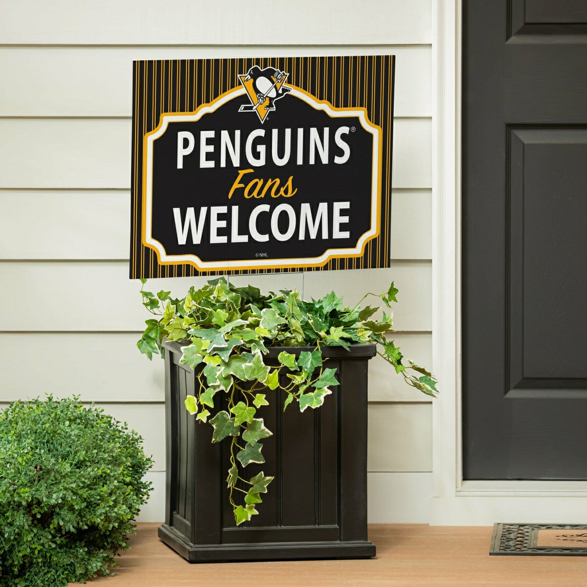 Pittsburgh Penguins Coroplast Yard Sign, "Fans Welcome" - NHL Home