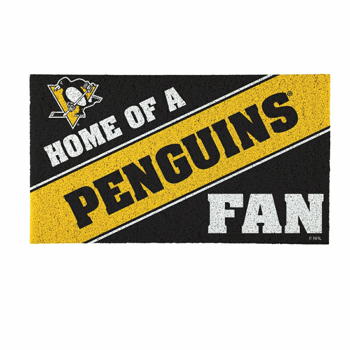 Pittsburgh Penguins, PVC Mat COLOR, Home of a Fan - NHL
