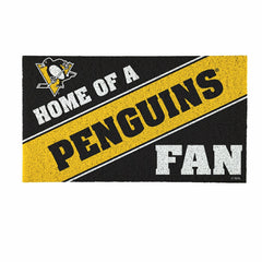 Pittsburgh Penguins, PVC Mat COLOR, Home of a Fan - NHL