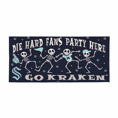 Seattle Kraken Flocked Coir Halloween Sassafras Switch Mat, 22"x10" - NHL